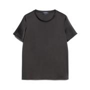 Max Mara Svart silke T-shirt Elegant stil Black, Dam