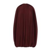 Philosophy di Lorenzo Serafini Burgundy Cape Design Puffball Klänning ...