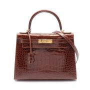 Hermès Vintage Pre-owned Laeder handvskor Brown, Dam