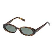 Le Specs 90-talsinspirerade ovala solglasögon Outta Love Brown, Unisex