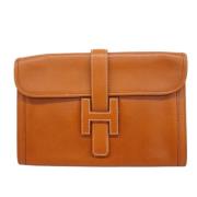 Hermès Vintage Pre-owned Laeder kuvertvskor Brown, Dam