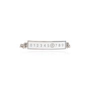 MM6 Maison Margiela Mässingarmband White, Dam