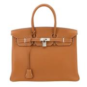 Hermès Vintage Pre-owned Laeder handvskor Brown, Dam