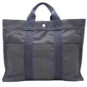 Hermès Vintage Pre-owned Canvas totevskor Gray, Dam