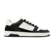 Nubikk Svart Vit Basket Court Sneakers Black, Herr