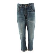 Jack & Jones Blå Cropped Jeans för Herrar Blue, Herr