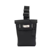 Hermès Vintage Pre-owned Laeder kuvertvskor Black, Dam