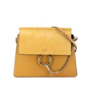 Chloé Pre-owned Pre-owned Guld axelremsvskor Yellow, Dam