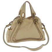 Chloé Pre-owned Pre-owned Laeder handvskor Beige, Dam