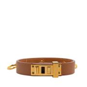 Hermès Vintage Pre-owned Laeder armband Brown, Dam