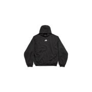 Balenciaga Oversize Activewear Hoodie Unisex Arketyp Black, Herr