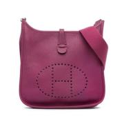 Hermès Vintage Pre-owned Laeder crossbodyvskor Purple, Dam