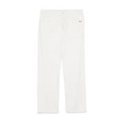 Amish Flare Elephant Denim Byxor White, Herr