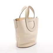 Hermès Vintage Pre-owned Laeder handvskor Beige, Dam