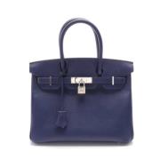 Hermès Vintage Pre-owned Tyg handvskor Blue, Dam