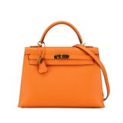 Hermès Vintage Pre-owned Laeder handvskor Orange, Dam