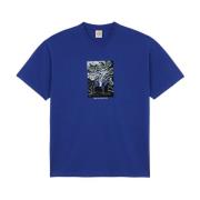 Polar Skate Co. Bomull T-shirt Blue, Herr