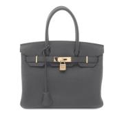 Hermès Vintage Pre-owned Laeder handvskor Gray, Dam