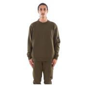 C.p. Company Höjd Fleece Lens Sweatshirt Green, Herr