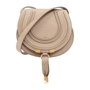 Chloé Axelväska Marcie Liten Beige, Dam