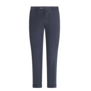 Briglia Blå Logo Slim Fit Byxor Blue, Herr