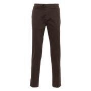 Briglia Corduroy Slim Fit Byxor Midnight Blue Brown, Herr