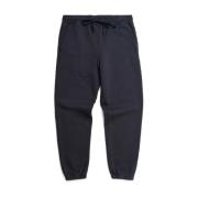 Herschel Klassiska bomulls sweatpants för män Black, Herr