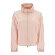 Herno Rosa Techno Taffeta Cropped Jacket Pink, Dam