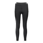 Calvin Klein Svarta leggings med kontrast midjeband och logotyp Black,...