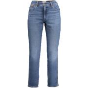 Wrangler Denim Jeans Blå Slim Fit Tvättad Blue, Herr