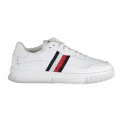 Tommy Hilfiger Sportiga vita snörskor med kontrastdetaljer White, Herr