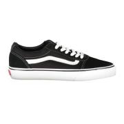 Vans Herr Svarta Sneakers med Kontrastdetaljer Black, Herr