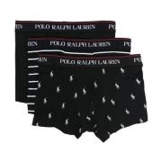 Polo Ralph Lauren Herr Boxer Briefs Svart Logo Midjeband Black, Herr