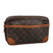 Louis Vuitton Vintage Pre-owned Canvas kuvertvskor Brown, Dam