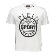 Plein Sport Kortärmad Herr T-shirt Vit White, Herr