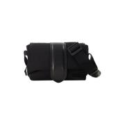 Jacquemus Bomull crossbodyvskor Black, Herr