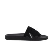 Raf Simons Modiga Svarta Flip-Flops Black, Dam