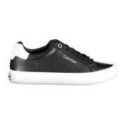 Calvin Klein Sportiga Svarta Sneakers med Kontrastdetaljer Black, Dam