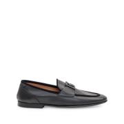 Dolce & Gabbana Svarta platta skor Elegant stil Black, Herr