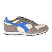 Diadora Sportiga Grå Dam Sneakers med Kontrastdetaljer Multicolor, Dam