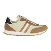 Tommy Hilfiger Sportiga Beige Sneakers med Kontrastdetaljer Beige, Her...