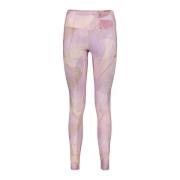 Fila Lila Leggings med Reflekterande Tryck Purple, Dam