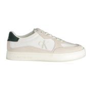 Calvin Klein Sportiga vita sneakers med tryckdetaljer White, Herr