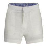 Guess Vita damshorts med logotyp White, Dam