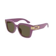 Gucci Violet Brown Solglasögon Gg1690Sk Modell Purple, Dam