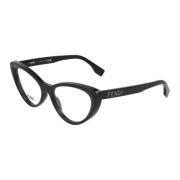 Fendi Kattögon Glasögon i Acetat Black, Unisex