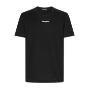 Dolce & Gabbana Svart T-shirt Herrkläder Black, Herr