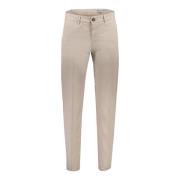 North Sails Beige Slim Fit Byxor med Logo Beige, Herr