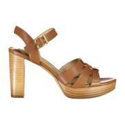 Ralph Lauren Skodon Sandal Kvinna Brun Brown, Dam