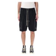 Rick Owens Bauhaus Bela Bermuda Shorts Black, Herr